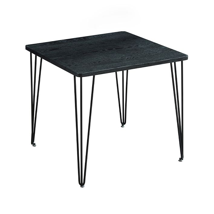 Square Dining Room Collection Industrial Style 4 Legs Furniture for Home