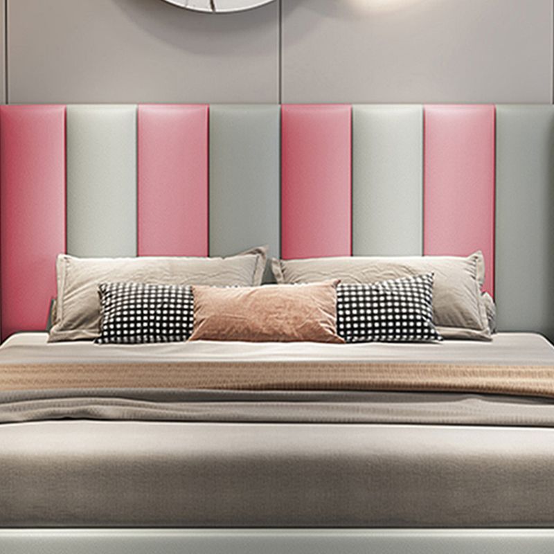 Modern Style Wainscoting Upholstered Peel and Stick Wainscoting