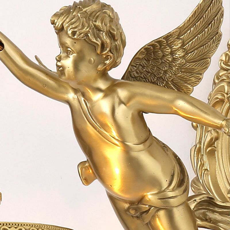 Cylinder Shape Crystal Wall Lighting Modern Style 1 Light Wall Mounted Light in Gold