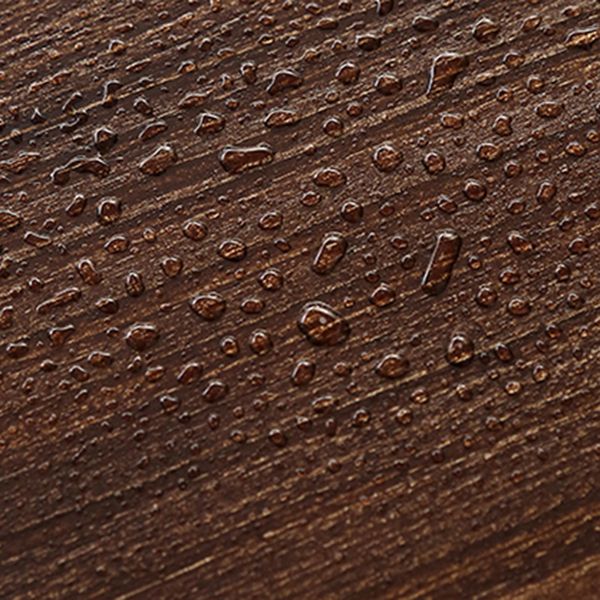 Industrial Brown Pub Table Rectangle Solid Wood Bar Height Table with Trestle Base