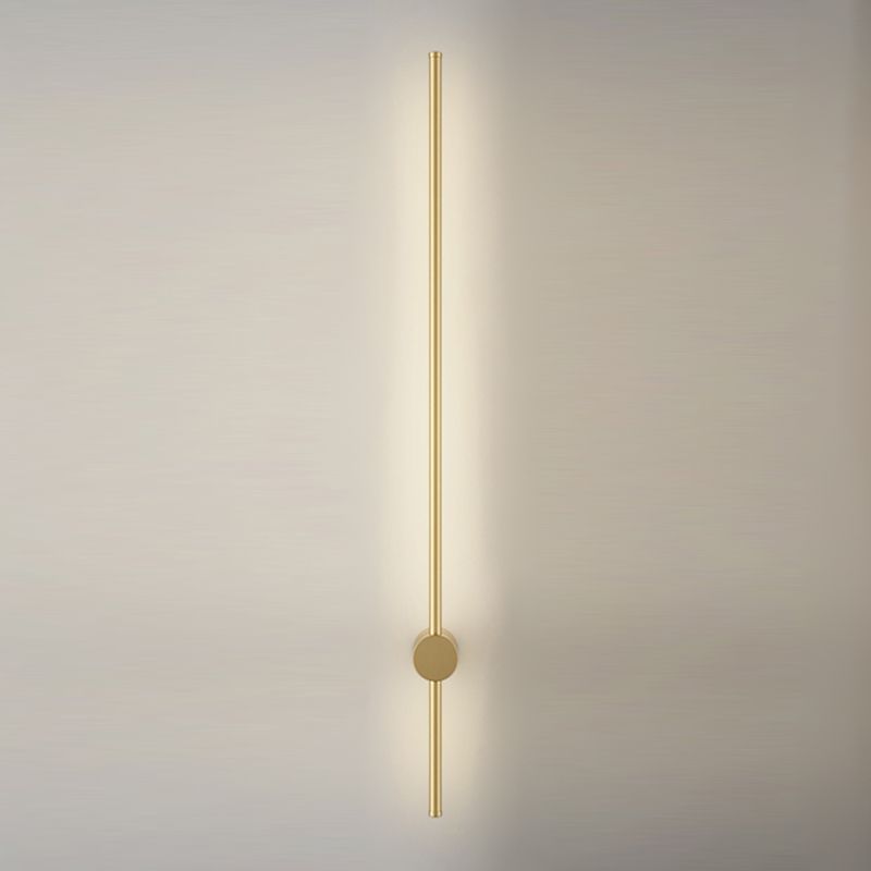 Linear Shape Metal Wall Mount Lighting Modern Style 1 Light Wall Mounted Light Fixture