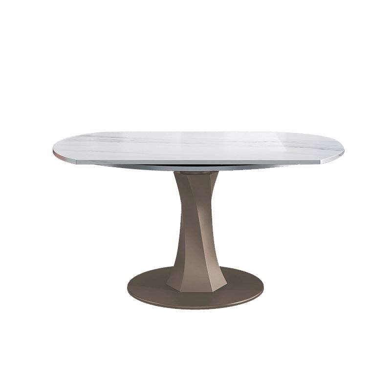 Drop-Leaf Dining Table Contemporary Pedestal Dining Room Table