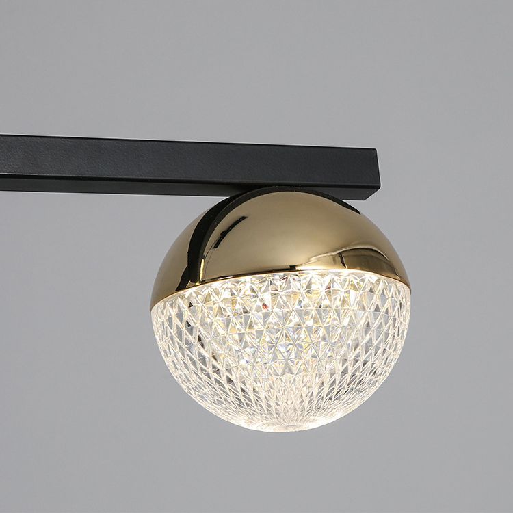 Multiple-Light Globe Island Lighting Modern Metal Island Pendant Lights