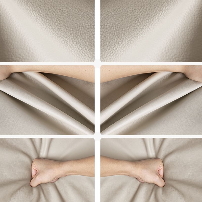 Contemporary Pillow Top Arm Sectional Genuine Leather Sectional Sofa