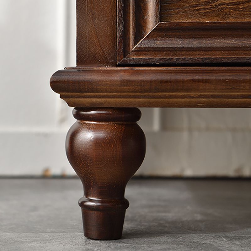 Solid Wood Storage Chest Dresser Traditional Chest with Drawers