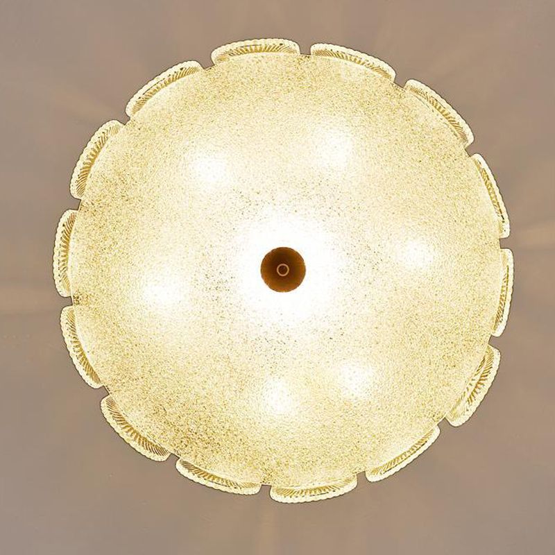 Nordic Ceiling Lamp Minimalist Glass Shade Flush Mount Light Fixture