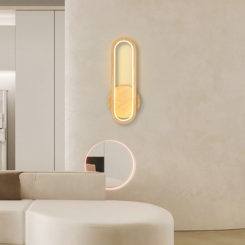 Modern Style Wall Mount Light 1-Light LED Wall Light for Living Room