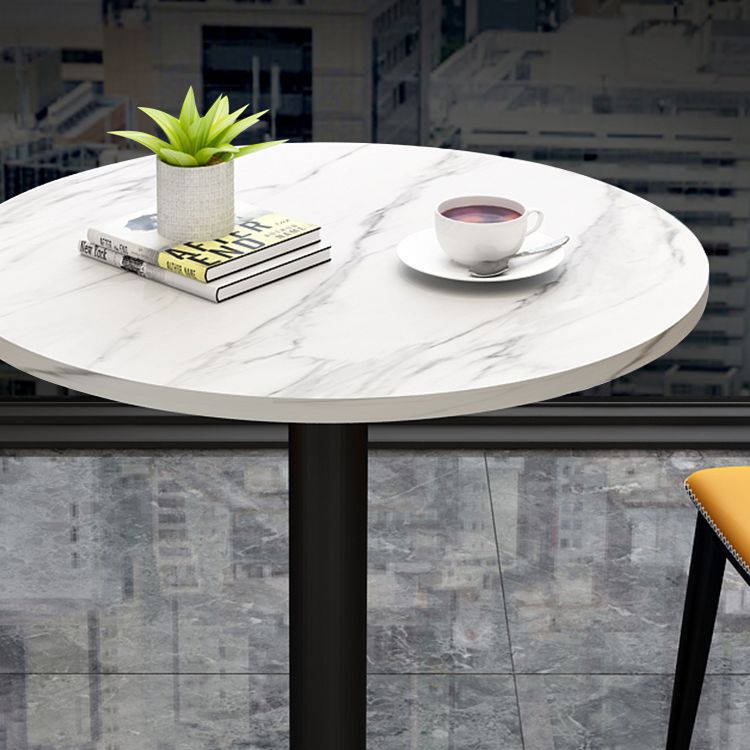 Traditionele luxe eettafel Round Stone eettafel, 23,6 "L x 23.6" W x 29.1 "H