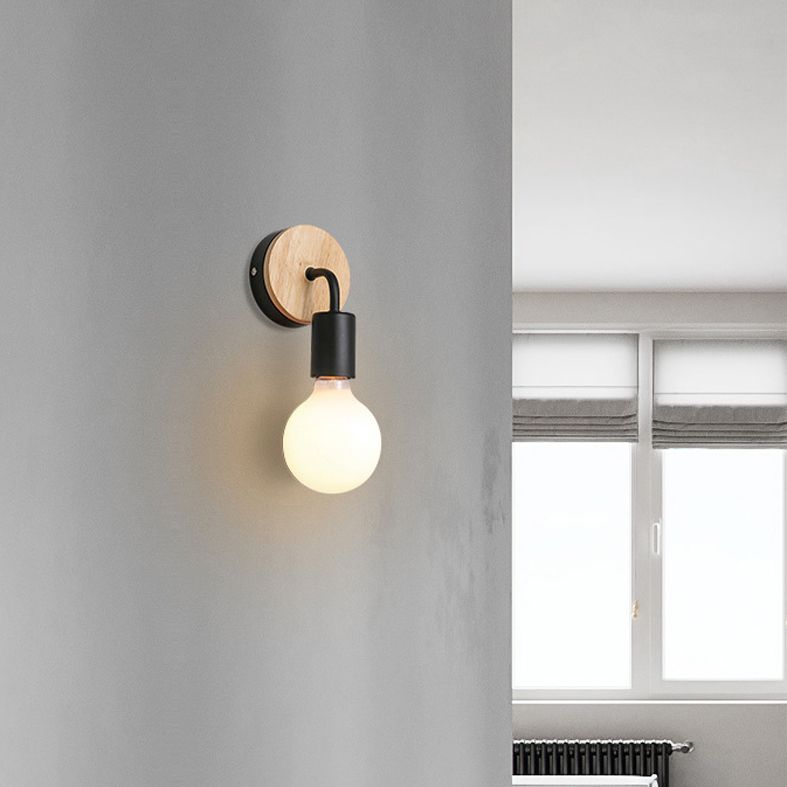 Lampade a parete per lampadina nuda Lampade a parete Ultra-Modern Wall Sconce Lighting per camera da letto