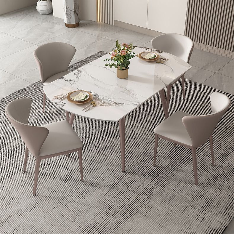 Contemporary 1/2/5/7 Pieces Dining Set Metal Dining Room Set for Small Space