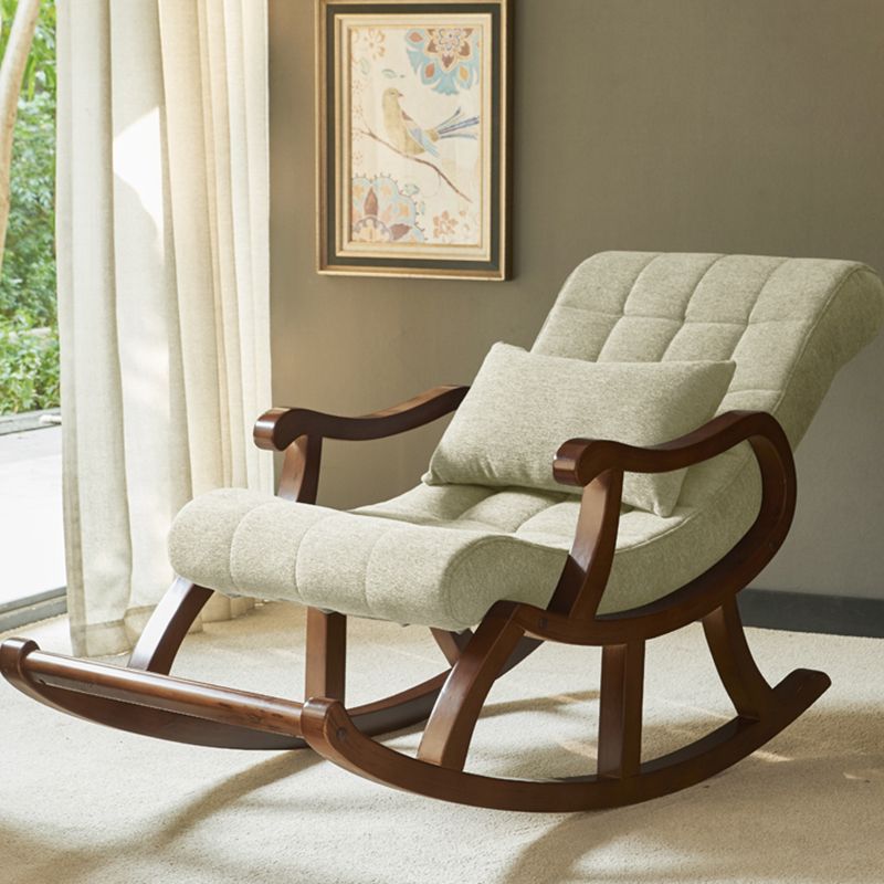 26.37" L x 49.21" W x 35.03" H Upholstered Lounge Chair Solid Wood Frame Accent Chair