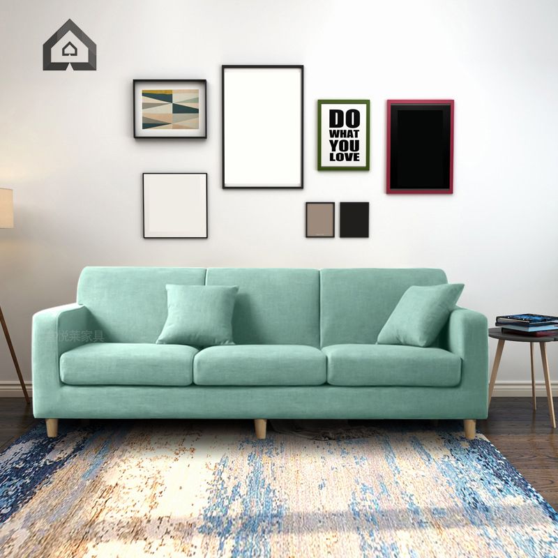 Polnisches Finish Sofa Square Arm Sofa für Bonusraum und Wohnzimmer