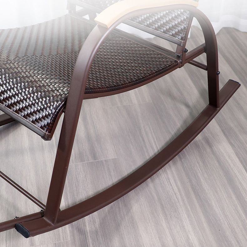 Mid Century Modern Rattan Rocking Chair Indoor Rocking Chair