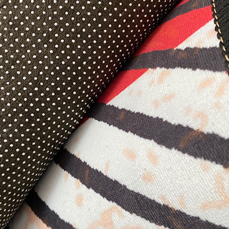 Multi-Color Nordic Area Rug Casual Animal and Plant Pattern Carpet Friendly Washable Rug for Bedroom