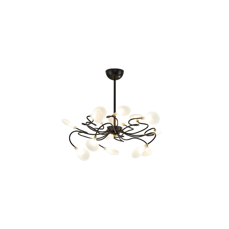 Modern Chandeliers For Foyer Orbicular Ceiling Lamp Metal Orb Chandelier