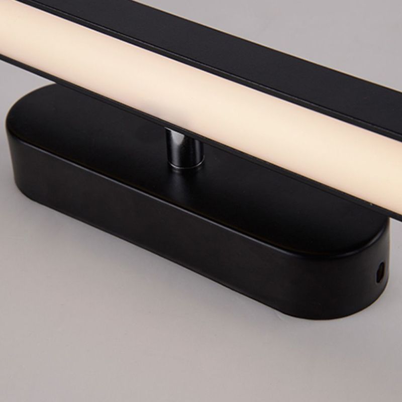 Modern Metal Wall Light Straight Rotatable 1 Light Wall Sconce for Bedroom