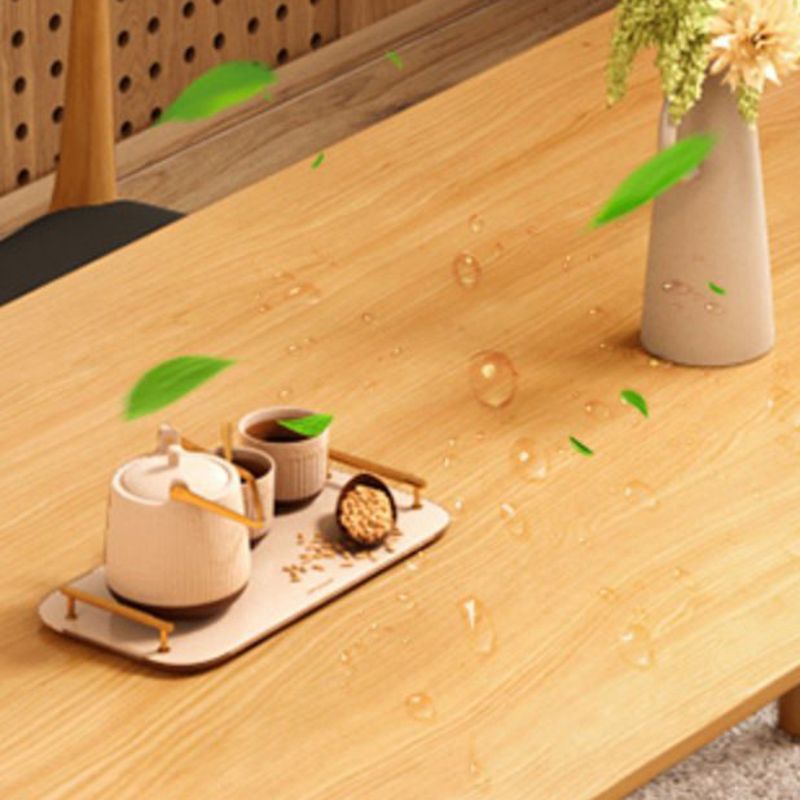 Modern Dining Set 1/4/5/6/7 Pcs Rectangle Solid Wood Dining Table and Armless Chairs