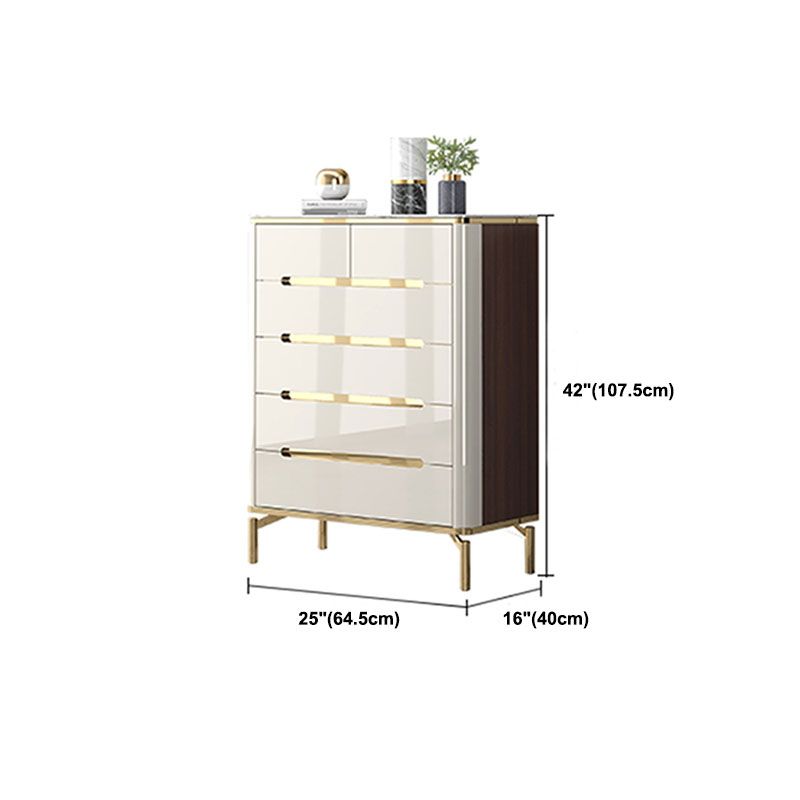 15.75-inch Width Storage Chest Stone Top Storage Chest Dresser for Bedroom