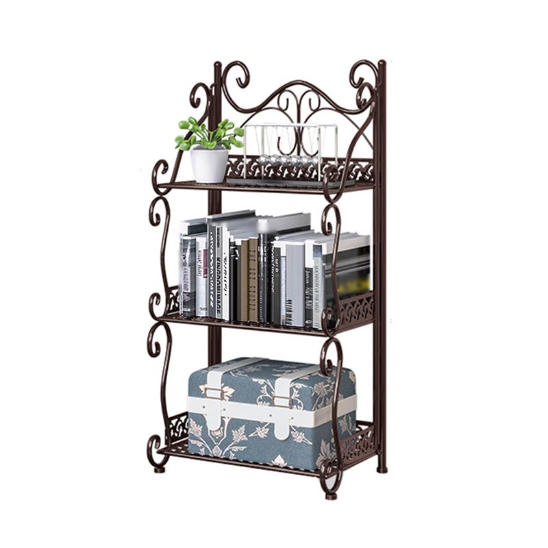 Glam Style Bookcase Shelf Open Back Bookcase for Study Room and Office