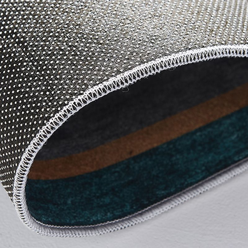 Minimalistisch binnenvleedkleed Contrastpaneel Ruug Polyester Stain Resistent gebied Tapijt voor woonkamer