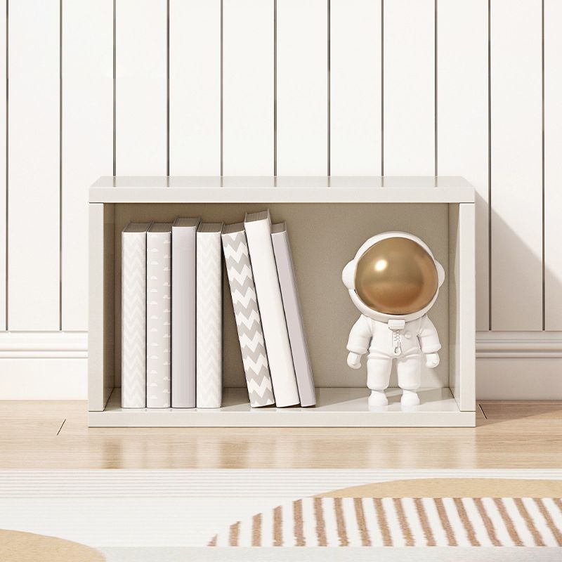 Closed Back Wooden Bookshelf Modern Living Room Horizontal  Bookcase