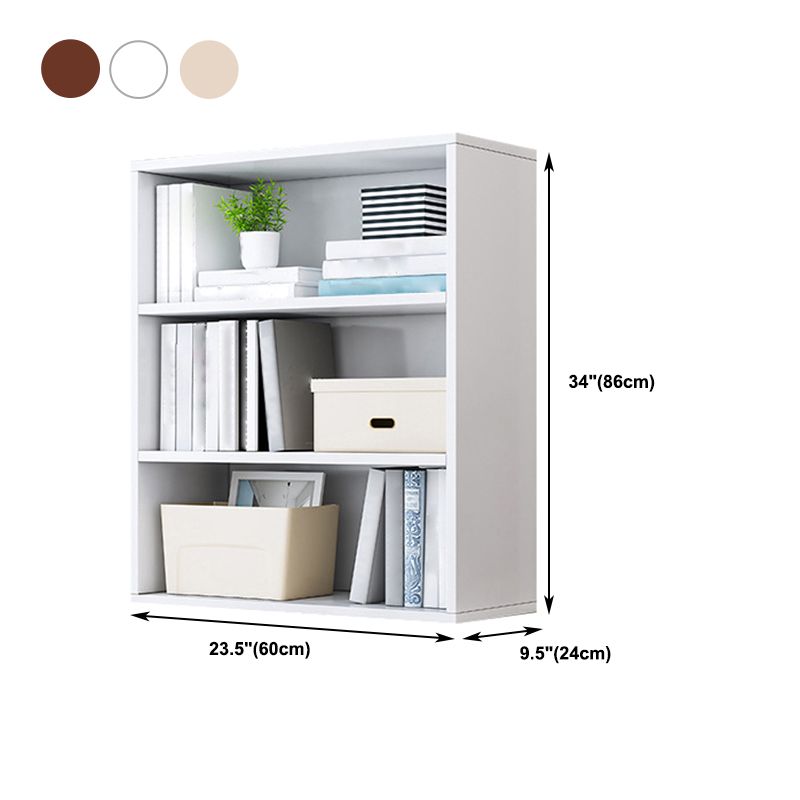 Engineer Wood Bookcase Modern Style Minimalist Home Bookshelf