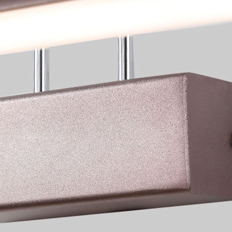 Luci di applique a parete lineare moderna Metal 1 Light Sconce Light con ombra acrilica