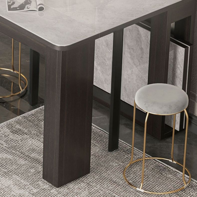 Mesa de comedor de piedra sinterizada de 70 ''