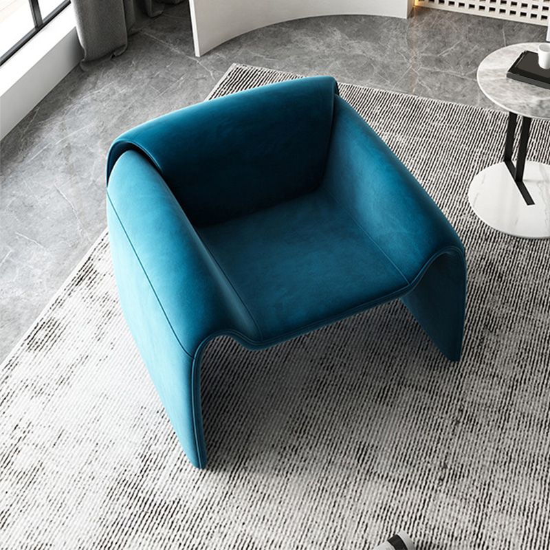 Velvet Arms Included Chair 35"L x 28.3"W x 24.4"H Chair for Living Room