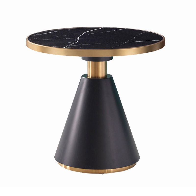 Metal Traditional Luxury Round Table Pedestal Dining Table for Dining Room