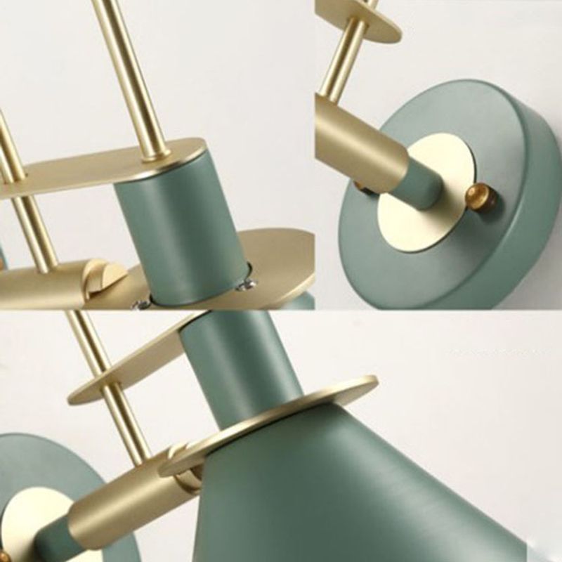 Accesorio de iluminación de pared nórdica Diconce de luz de pared de metal para dormitorio