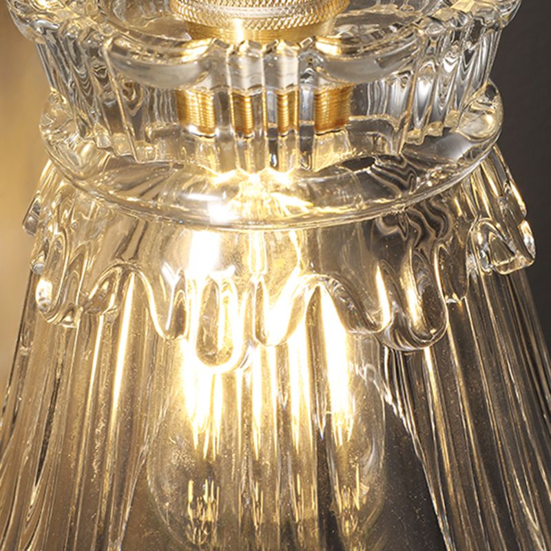 Modern Wall Light Scone Creative Glass Shade Wall Light Fixture for Bedroom