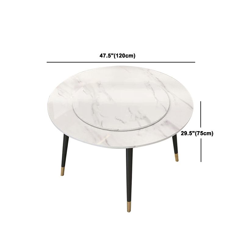 Contemporary Style Round Table Set 1/2/5/7 Pieces Dining Set for Home