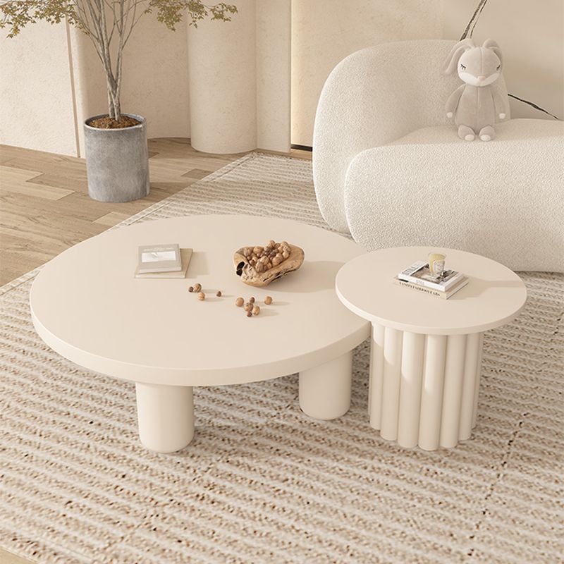 Wood Coffee Cocktail Table Contemporary Coffee or End Table with 4 Legs