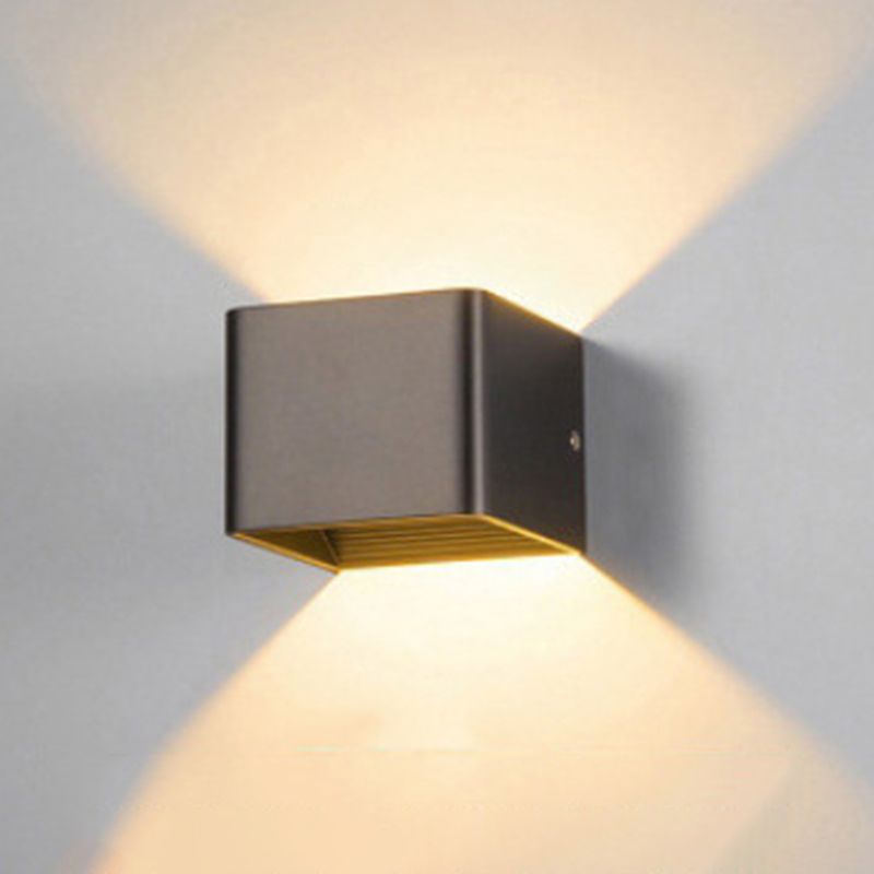 Modern Minimalist Style Geometric Wall Mounted Light Fixture Metal Wall Lamps