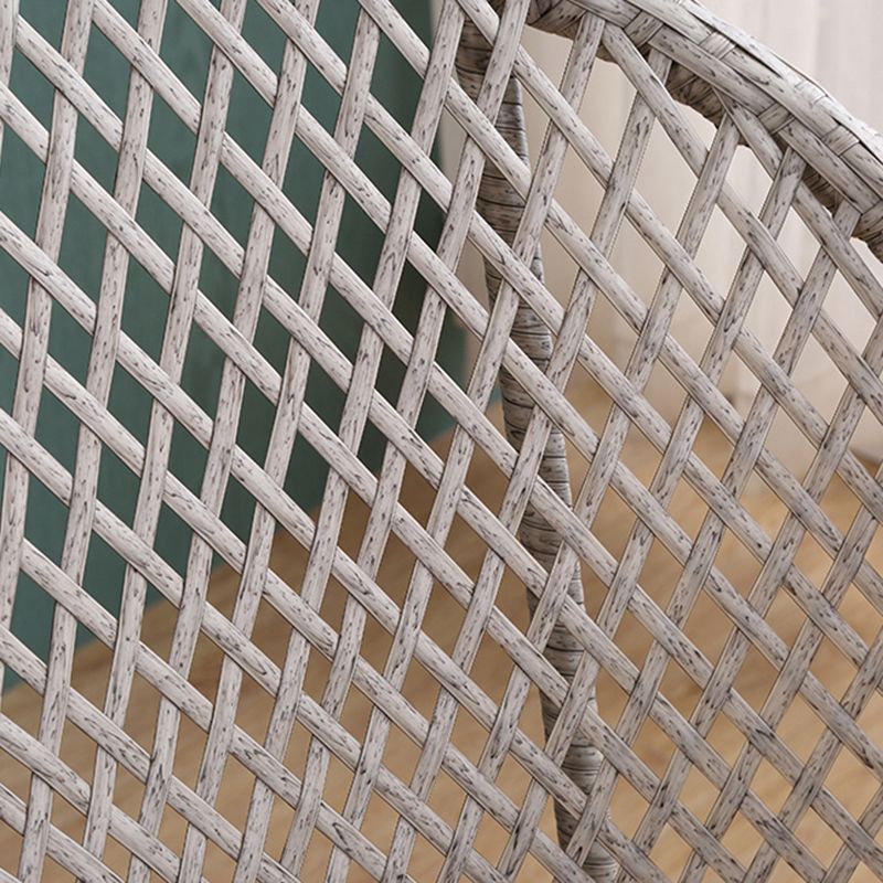 Indoor Modern Rocking Chair Solid Color Rocker Chair with Dark Legs