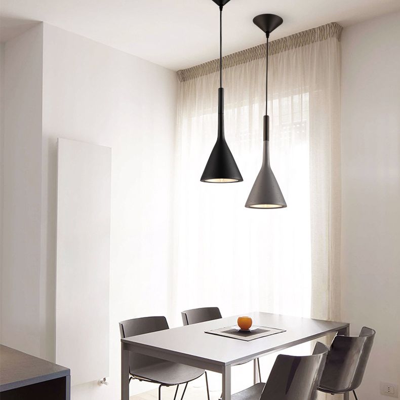 Hars taps toelopend hangende licht Noordse moderne stijl 1 lichte eettafel plafond hanglamp