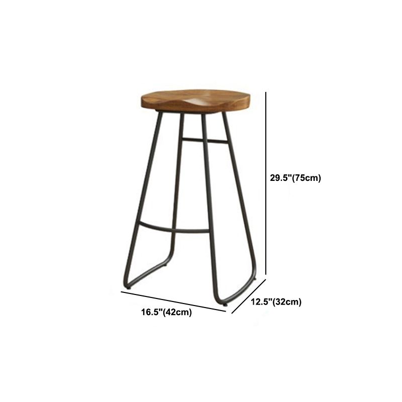 Luxury Rectangle Solid Wood Bar Table Set 1/9 Pieces Counter Table with Backless Stools