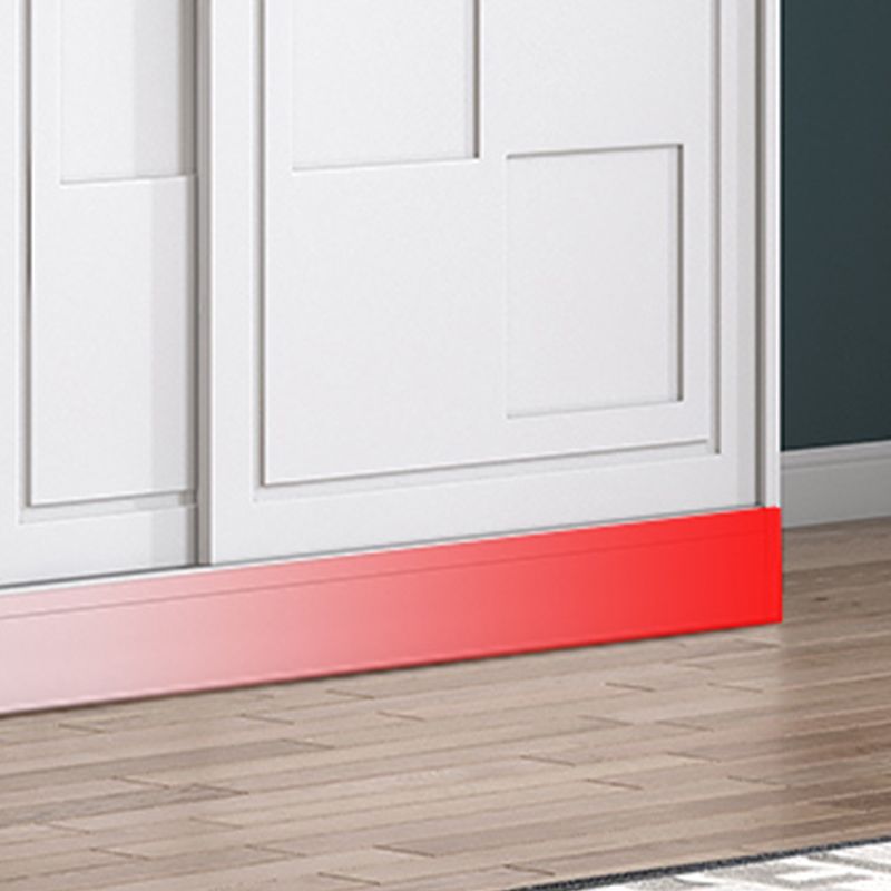 Modern Freestanding Wardrobe Armoire, 2-door Manufatured Armoire with Shelves in White