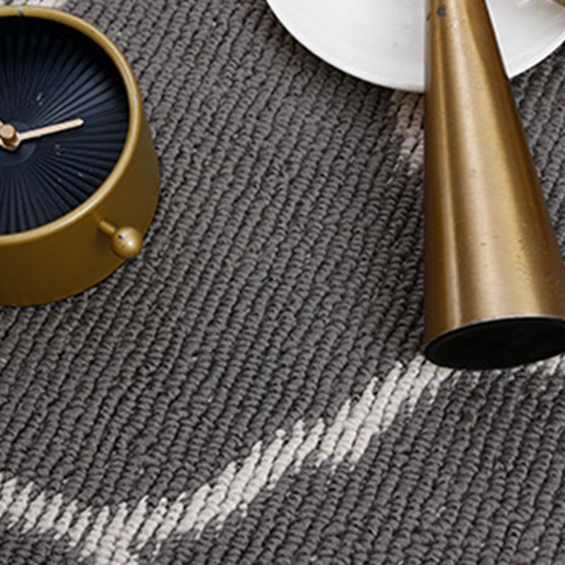 Modern grijze tapijt Leisure geometrisch gebied Tapijten Polyester woonkamer tapijt met niet-slipachter