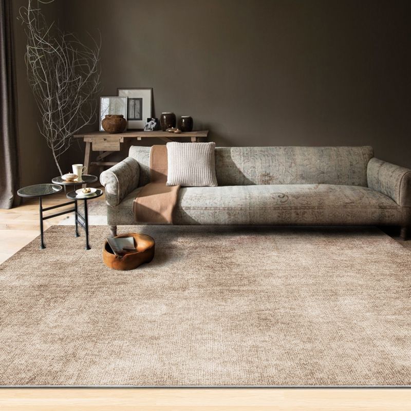 Contemporary Solid Shag Indoor Carpet Polyester Rug Pet Friendly Area Rug for Home Decoration