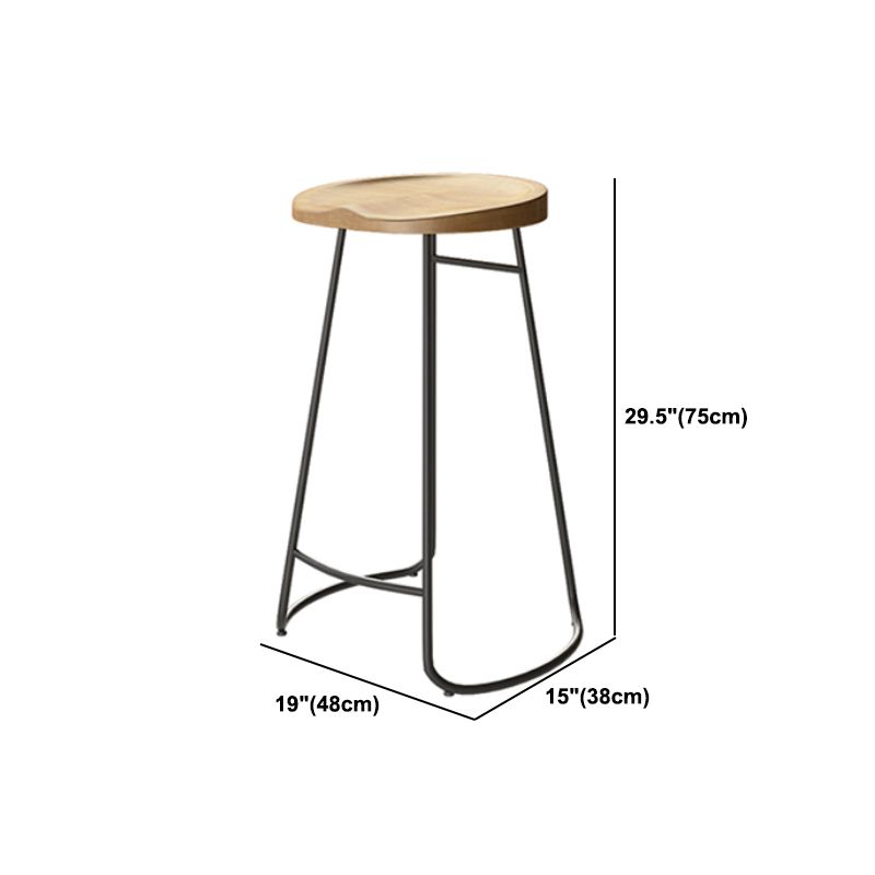 Industrial Bar Table Set 1/7 Pieces Rectangle Pine Wood Counter Table with High Stools