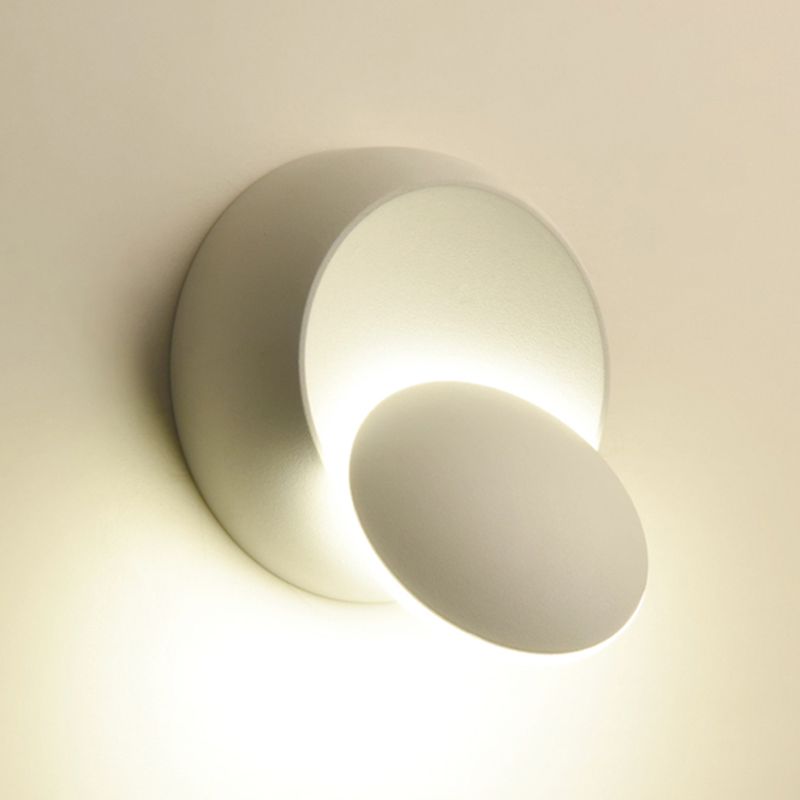 Disk Acrylic Wall Lighting Fixtures Modern Wall Mounted Light Fixture for Bedroom