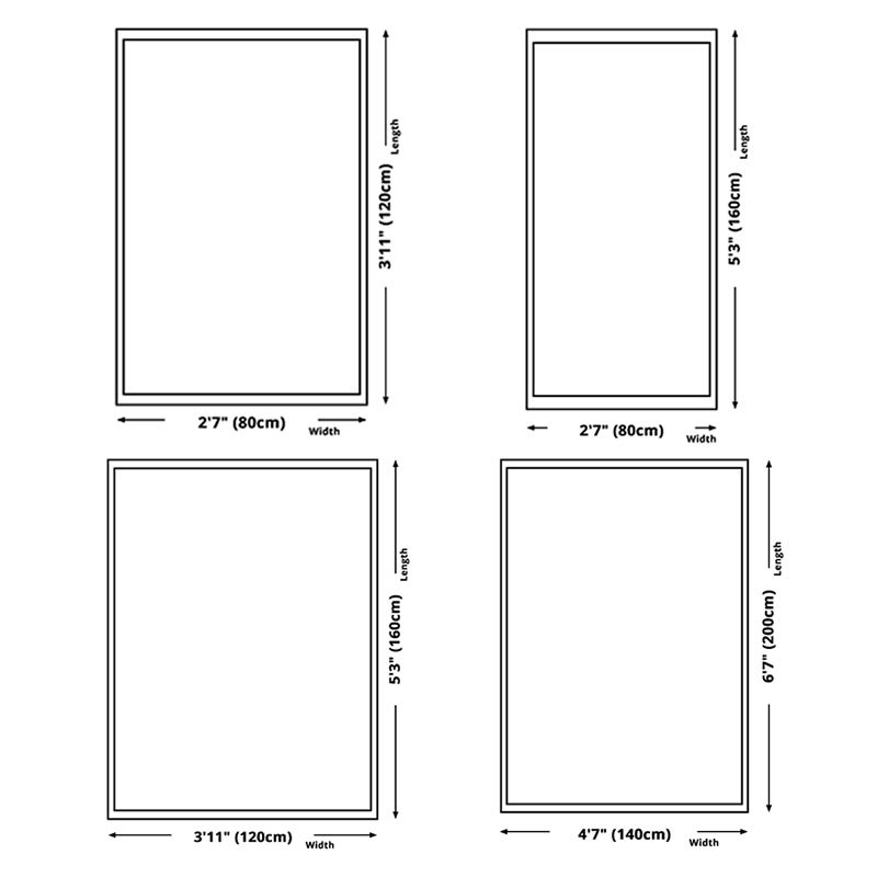 Creative Triangle Pattern Area Rug Trendy Modern Graphic Carpet Polyester Non-Slip Backing Carpet for Home Decoration