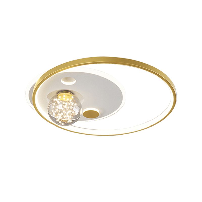 Ring Simplicity Lighting Fixture Gypsophila LED Flush Mounted Ceiling Lights
