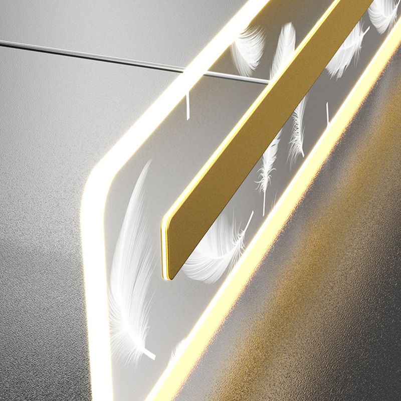 Federdruck Island Leuchte minimalistische Acryl -Esszimmer LED Hanging Light