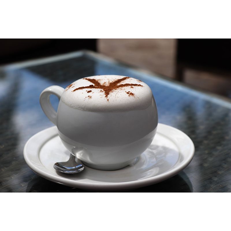 Fragrant Coffee Modernist Wall Covering for Coffee Shop, Stain Resistant