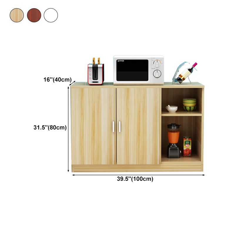 Artificial Wood Dining Room Sideboard Cabinet Modern Server Cabinet with Storage