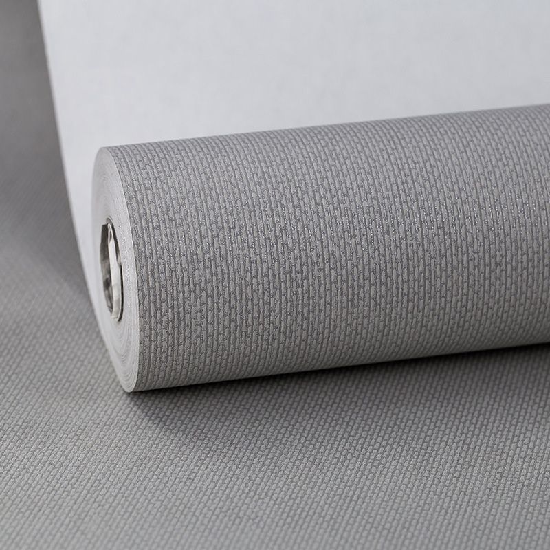 Linnen getextureerd wanddecor in neutrale kleuren vliesbehang voor thuis, 20,5"W x 33'L