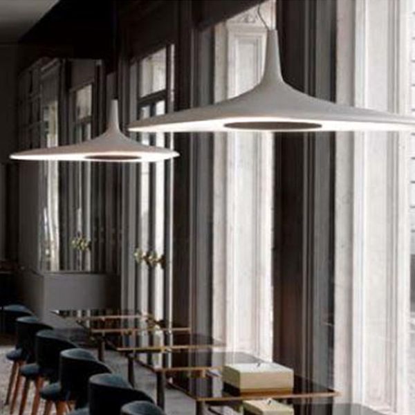 Kit lampada a sospensione moderna a 1 luce Kit di resina geometrica per ufficio